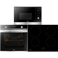 MIDEA 7NM30D0 + MIDEA MIH 654A + MIDEA TG925H3B - Oven, Cooktop and Microwave Set