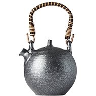 Made In Japan Teapot with Strainer Craft Black 450ml - Tea Kettle