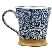 Made In Japan Mug with Handle, Kasuri Scroll 250ml - Mug