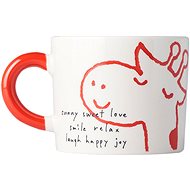 Made In Japan Large Children's Mug, Orange Giraffe 380ml - Mug