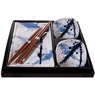 Made In Japan Sushi szett Kék és fehér 6 db - Étkészlet