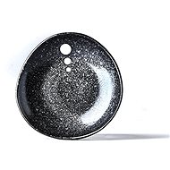 Made In Japan Small Irregular Shallow Plate White Dot 12cm - Plate