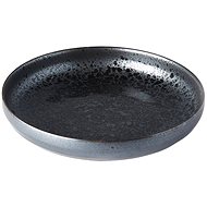 Made In Japan Black Pearl Shallow Plate with High Rim 22cm - Plate
