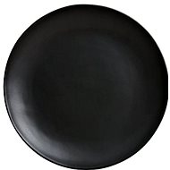 Made In Japan Deep Plate Irregular Shape Black MODERN 26 x 24cm - Plate