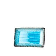 Made In Japan Sky Blue 21.5 x 13cm, For Sushi - Plate