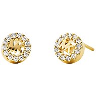 Michael Kors Women's silver stud earrings, gold plated - Earrings