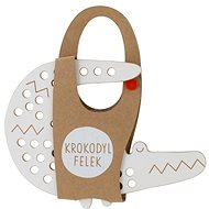 Milin Dressing up big Crocodile George - Lacing Playset