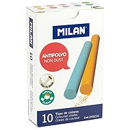 MILAN 245210 dustless round, coloured - 10 pcs - Chalk