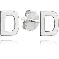 MINET Silver earrings letter "D" (Ag 925/1000, 0,8 g) - Earrings