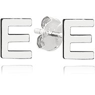 MINET Silver earrings letter "E" (Ag 925/1000, 0,8 g) - Earrings