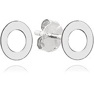 MINET Silver earrings letter "O" (Ag 925/1000, 0,8 g) - Earrings