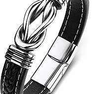 Predator Q1 Leather Bracelet – BXG6015 - 20.5 cm - Bracelet