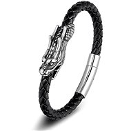Leather bracelet - dragon BXXG750 - 21cm - Bracelet