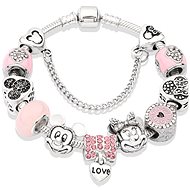 A'la Pandora style bracelet - Mickey Minnie / P10929-1 - 18cm - Bracelet