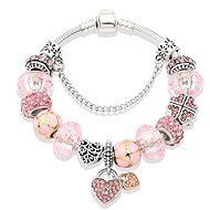 Bracelet in A'la Pandora style - heart P10901-1 - 22cm - Bracelet
