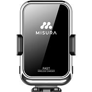 Misura MA04 – Držiak mobilu do auta s bezdrôtovým QI.03 nabíjaním SILVER - Držiak na mobil