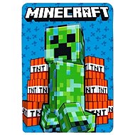 Mister Licence Fleece Minecraft blanket blue 100 × 140 cm - Blanket