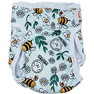 MISOKO & CO Washable nappies for females - bee print, size 2.5 mm, diaper size 2.5 mm. M - Dog Nappies