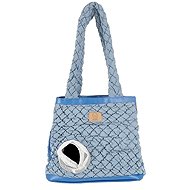 MISOKO & CO Travel bag for pets, 40 × 18 × 38 cm, dark blue - Carrier Bag for Pets