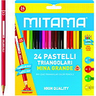 MITAMA triangular 3.3 mm, 24 pcs - Coloured Pencils