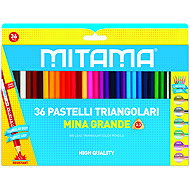 MITAMA Crayons triangular 3.3 mm, 36 pcs - Coloured Pencils