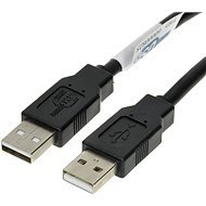 Roline USB 2.0 prepojovací 1.8m AA čierny - Dátový kábel