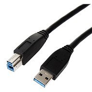 ROLINE USB 3.0 Anschlusskabel 3m A-B schwarz - Datenkabel