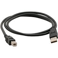 OEM USB 2.0 prepojovací 1,8 m A-B čierny - Dátový kábel