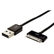 OEM USB kábel iPhone/ iPod készülékhez, fekete, 1m - Adatkábel