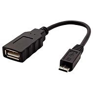 ROLINE USB 2.0 A (F) - micro USB B (M), OTG, 0,15 m - Dátový kábel