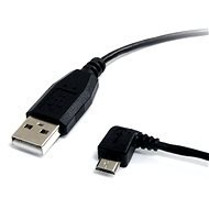 OEM USB 2.0 A(M) -> micro USB B(M), 0,5 m, lomený 90° vľavo - Dátový kábel