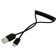 ROLINE USB 2.0 USB-A (M) - Micro-USB-B (M), verdreht, 1m, schwarz - Datenkabel