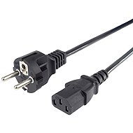 PremiumCord 230V Power Cable for PC 3m, Straight Connector to Socket - Power Cable