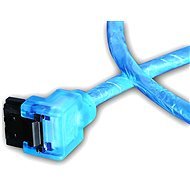 AKASA SATA blue UV 0.5m - Dátový kábel
