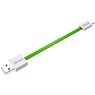 AKASA PROSLIM USB micro 15cm green - Data Cable