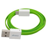 AKASA PROSLIM USB micro 100cm green - Data Cable