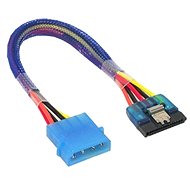  AKASA Molex to SATA blue UV  - Adapter