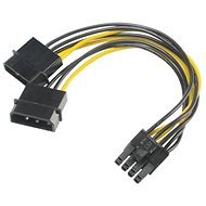AKASA napájacia redukcia 4-pin Molex na 8-pin PCIe - Redukcia