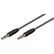 PremiumCord 4-polige Buchse M 3.5 -> Buchse M 3.5, 1m - Audio-Kabel