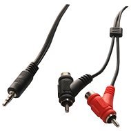 PremiumCord Jack kábel (3.5mm-2xCINCH+2xCINCH M/M 1.5m) - Audio kábel
