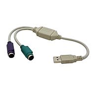OEM USB to 2x PS/2 - Átalakító