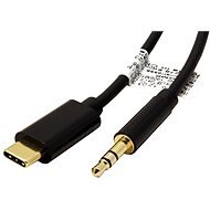 Roline USB C(M) – jack 3,5(M), 0,8 m - Audio kábel