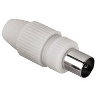 Hama Coaxial (M) - Straight, Screw - Connector