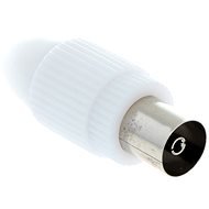Hama Coaxial Connector  (IEC-Female) - straight, screw-on - Connector