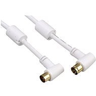  Hama 1.5 m coaxial antenna 95 db white  - Coaxial Cable