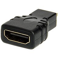OEM HDMI A (F)  --> micro HDMI (M), aranyozott csatlakozók - Átalakító