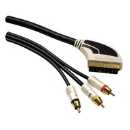 Hama SCART - 3x cinch, propojovací, 2m - Data Cable