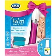 SCHOLL Velvet Smooth Set (nail file pink + oil free) - Electric File