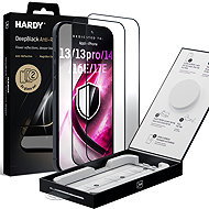 3MK Hardy DeepBlack Anti-Reflective, 9H, 2 pcs + applicator for Apple iPhone 13/13 Pro/14/16E/17E - Glass Screen Protector