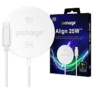 3MK InCharge Align Qi2.2 25W for Apple, White - Wireless Charger